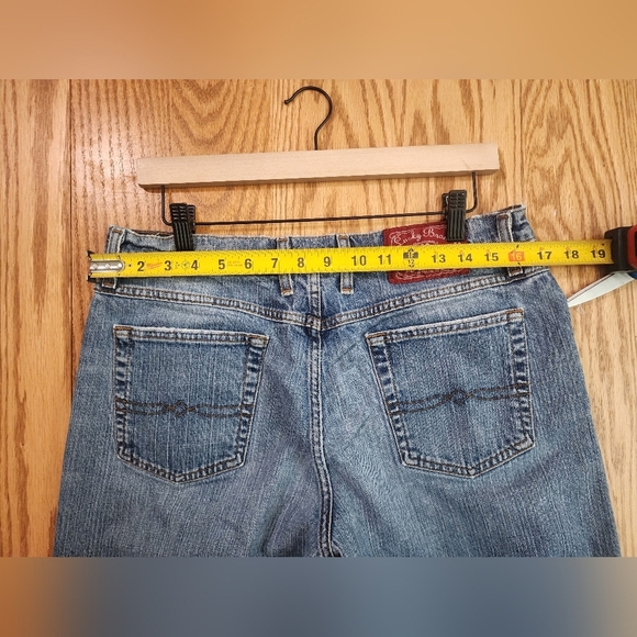 Lucky Brand Dungarees Rider Fit Relaxed Long Jeans Womens Size 12/31 - Picture 10 of 10